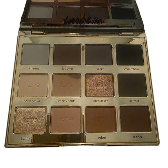 Tarte Tartelette In Bloom Eyeshadow Palette - Neutral and Bold Shades - Picture 3 of 5